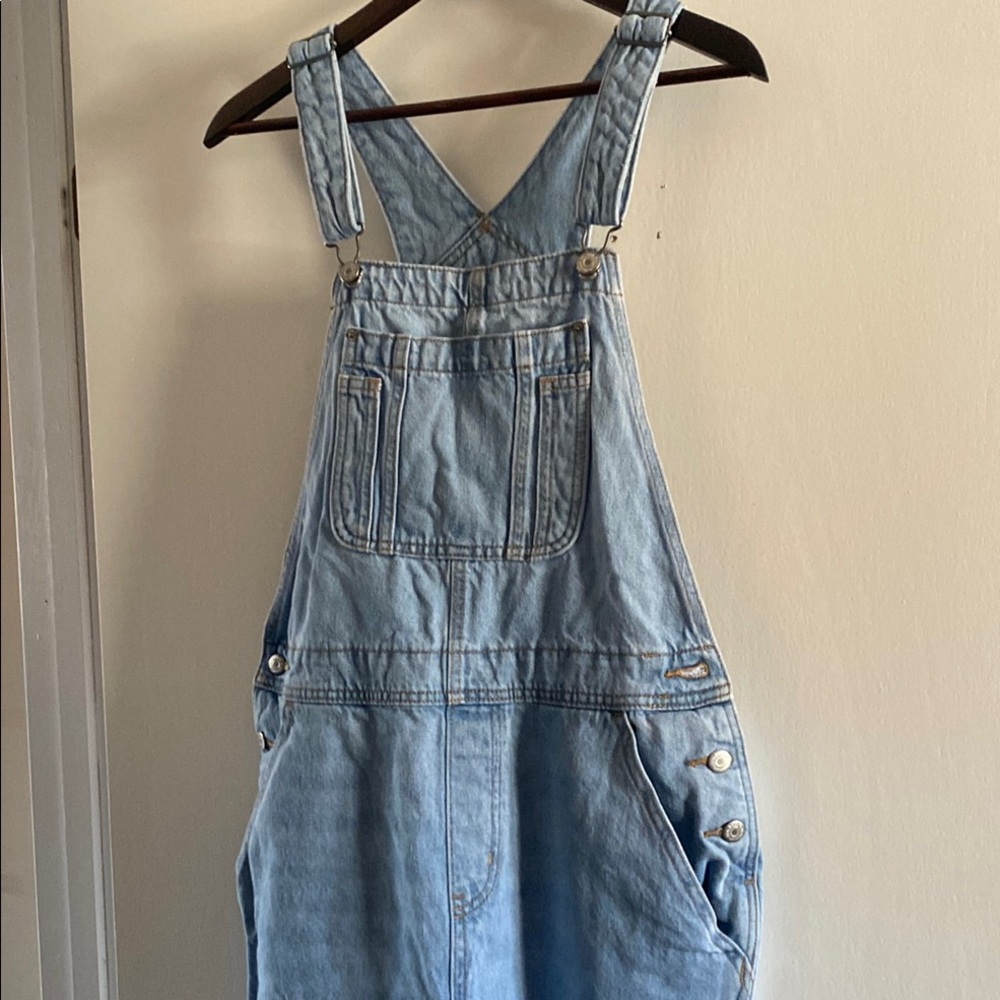 Light Blue Denim Overalls